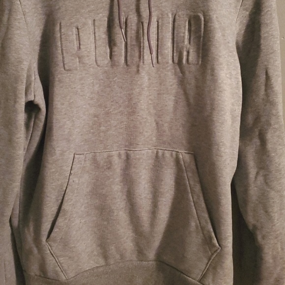 PUMA Hoodie Gray great condition size Medium like new - Picture 3 of 6